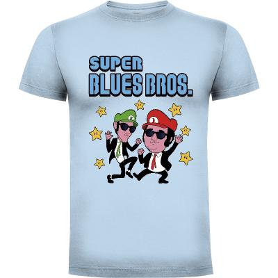 Camiseta Super Blues Bros. - Camisetas Videojuegos