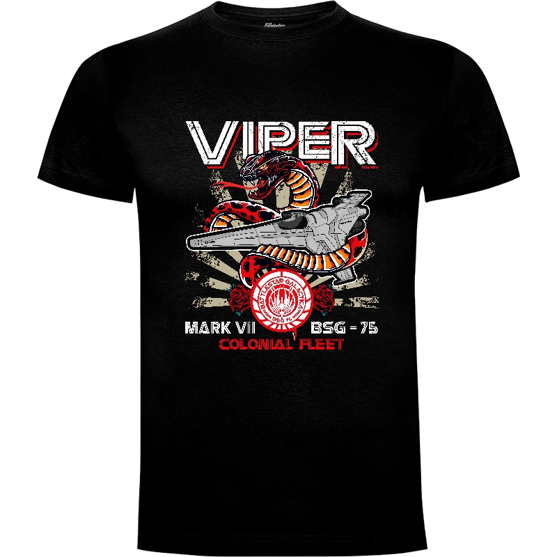 Camiseta Viper Mark VII BSG Colonial Fleet