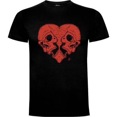 Camiseta Skull Heart - Camisetas Adrian Filmore