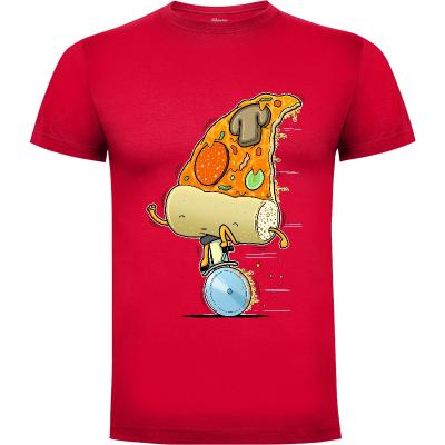 Camiseta Pizza Unicycle - Camisetas Kawaii