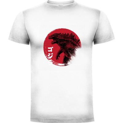 Camiseta RED SUN KAIJU - Camisetas DrMonekers