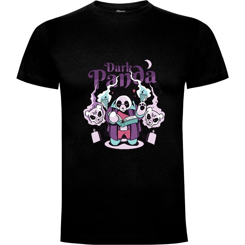 Camiseta Panda Mágico Oscuro