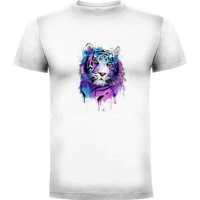 Camiseta Tiger watercolor - Camisetas Originales