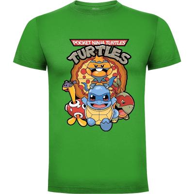 Camiseta Pocket Ninja Turtles - Camisetas Wacacoco