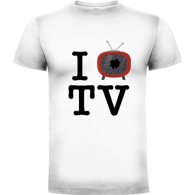 Camiseta I hate TV - Camisetas Originales