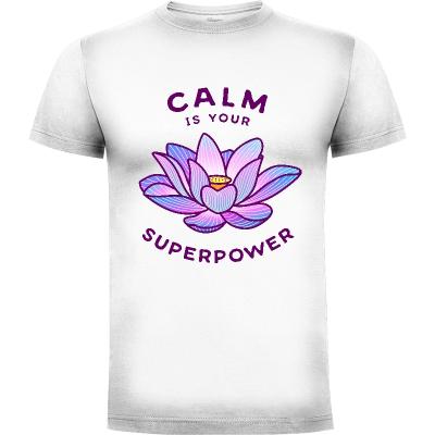 Camiseta Calm Is Your Superpower - Camisetas Sombras Blancas