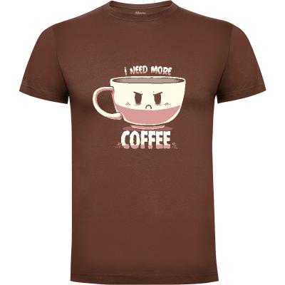 Camiseta I Need More Coffee - Camisetas TechraNova