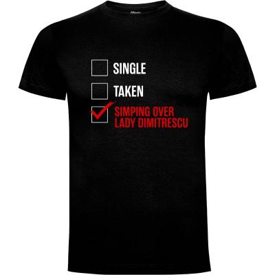 Camiseta Single Taken Dimitrescu - Camisetas Con Mensaje