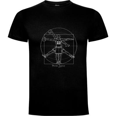 Camiseta Vitruvian Jumpman Negative - Camisetas Originales