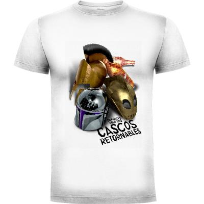 Camiseta Cascos - Camisetas Frikis