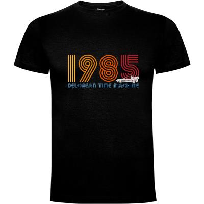 Camiseta DeLorean time machine 1985 - Camisetas De Los 80s