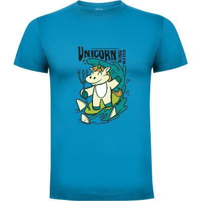 Camiseta Unicornio Rey del Mar - Camisetas Kawaii