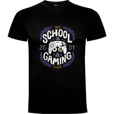 Camiseta Old School Gaming Club - Cube - Camisetas Azafran