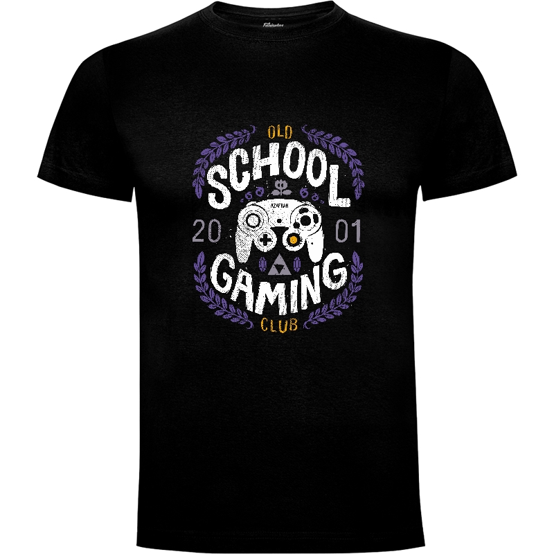Camiseta Old School Gaming Club - Cube