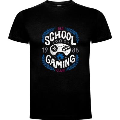 Camiseta Old School Gaming Club - Mega - Camisetas Azafran