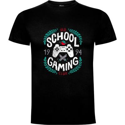 Camiseta Old School Gaming Club - Play - Camisetas Azafran