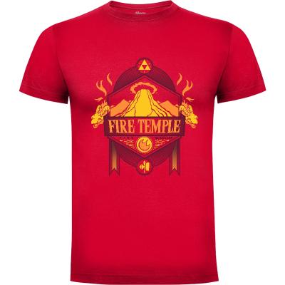 Camiseta Templo del fuego - Camisetas Frikis