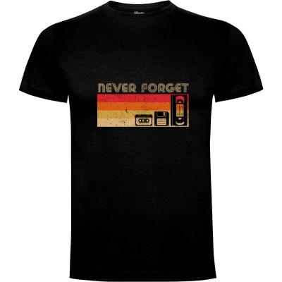 Camiseta Never Forget - Camisetas Retro