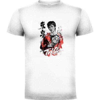 Camiseta Tokyo sumi-e - Camisetas DrMonekers