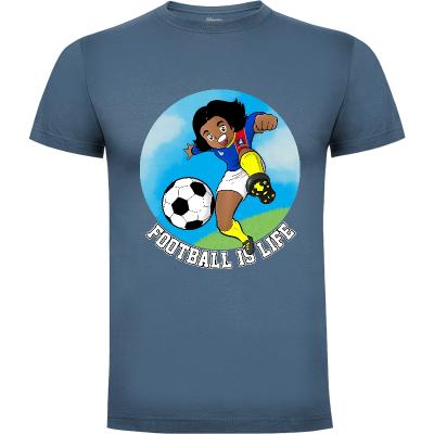 Camiseta Football is life - Camisetas Futbol Frikis