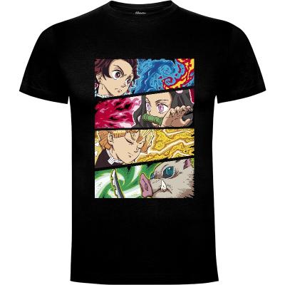 Camiseta Demon Heroes - Camisetas Anime - Manga