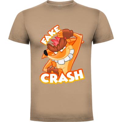Camiseta Fake Crash - Camisetas Frikis