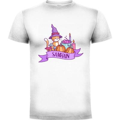 Camiseta Samhain - Wheel of the Year - Camisetas Sombras Blancas