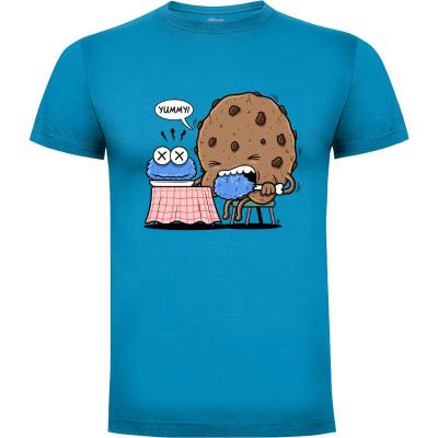 Camiseta Carnivorous Cookie - Camisetas Divertidas