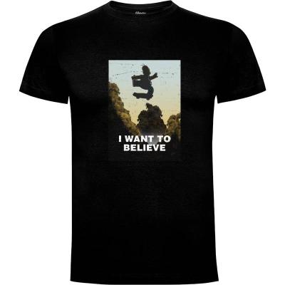 Camiseta I want to believe v1 - Camisetas Trheewood - Cromanart