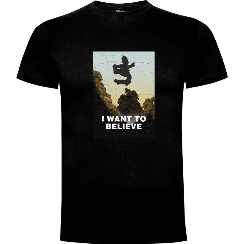Camiseta I want to believe v1