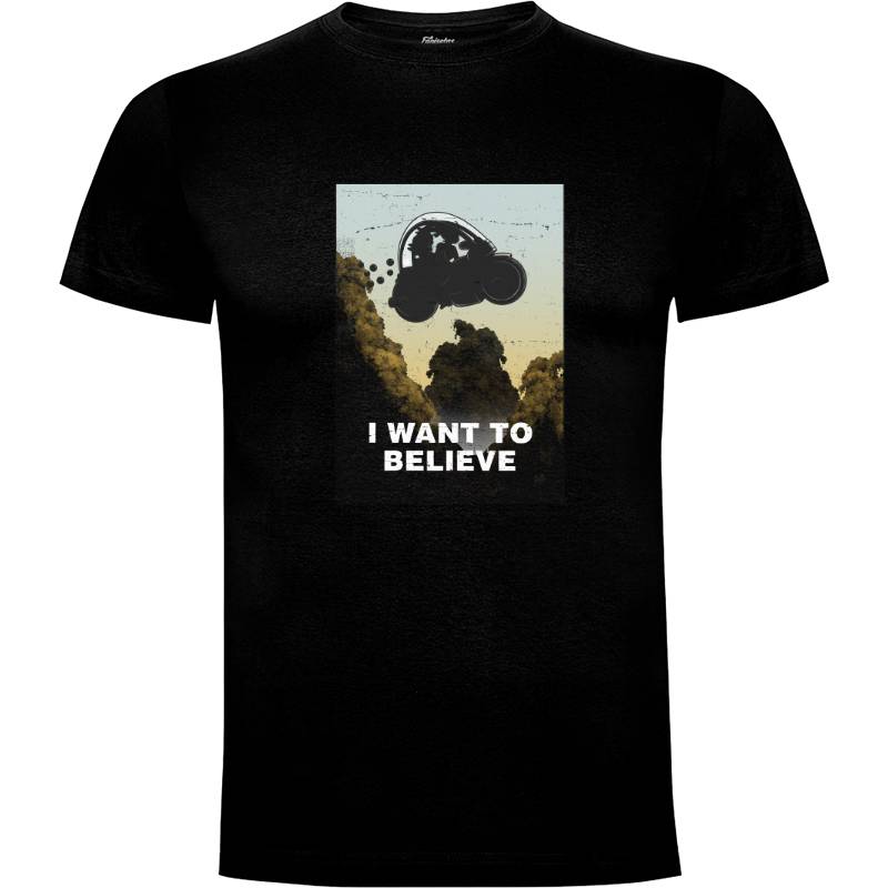Camiseta I want to believe v2