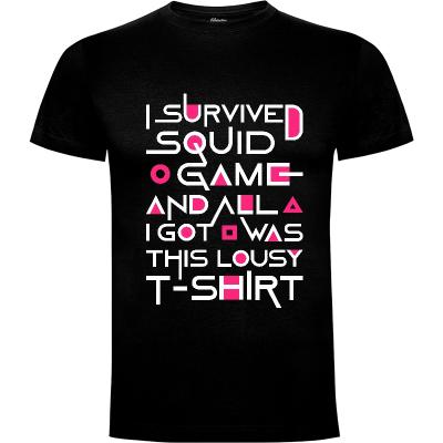 Camiseta I survived Squid Game - Camisetas Demonigote