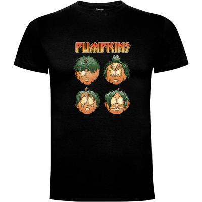 Camiseta Pumpkins - Camisetas Trheewood - Cromanart