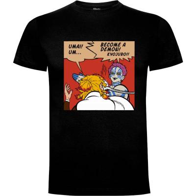 Camiseta Conviértete en Demonio! Kyojuro! - Camisetas Awesome Wear