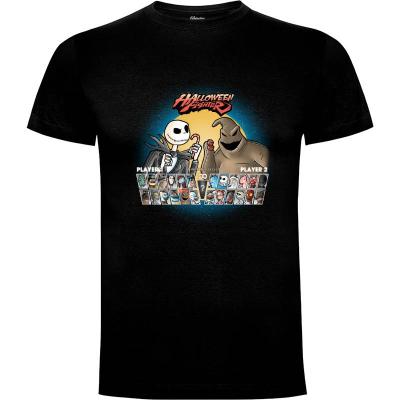 Camiseta Halloween fighter - Camisetas Trheewood - Cromanart