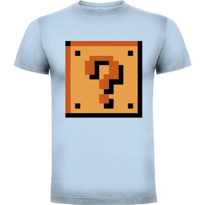 Camiseta Super Mario BLock - Camisetas Videojuegos