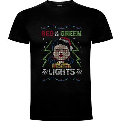 Camiseta Red and Green Lights! - Camisetas Navidad