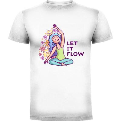Camiseta Let It Flow - Camisetas Sombras Blancas
