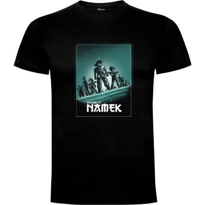 Camiseta Welcome to Namek - Camisetas Trheewood - Cromanart