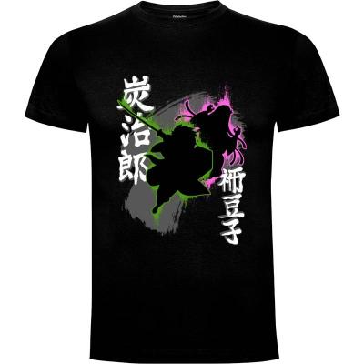 Camiseta Tanjiro y Nezuko - Camisetas Awesome Wear