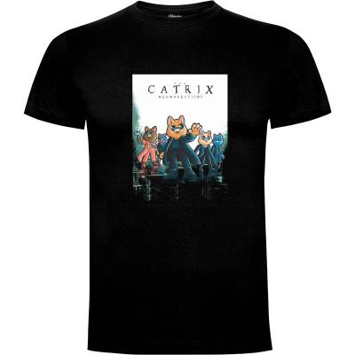 Camiseta The Catrix - Camisetas Trheewood - Cromanart