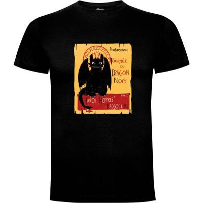 Camiseta Tournée du dragon noir - Camisetas gato