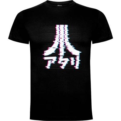 Camiseta Japanese arcade glitch - Camisetas video games