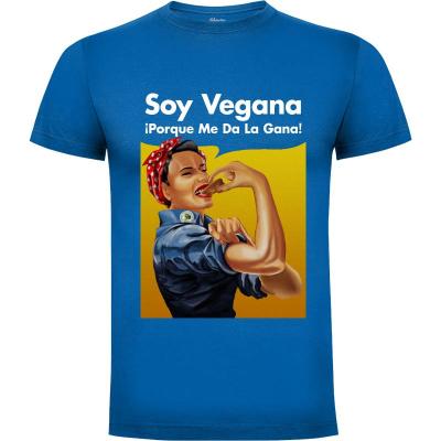 Camiseta Soy vegana ¡porque me da la gana! - Camisetas David López