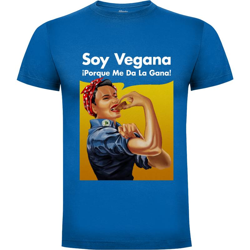 Camiseta Soy vegana ¡porque me da la gana!