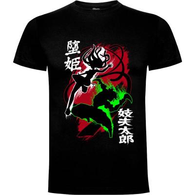 Camiseta Daki y Gyutaro - Camisetas Awesome Wear