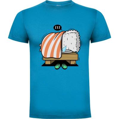 Camiseta Sleeping sushi - Camisetas Divertidas