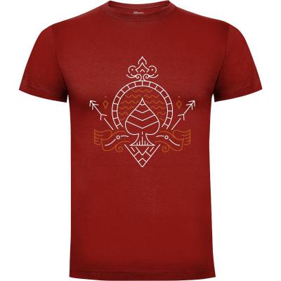 Camiseta Adorno Decorativo As de Picas 1 - Camisetas Vektorkita