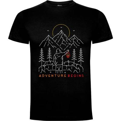 Camiseta Comienza la aventura - Camisetas Vektorkita