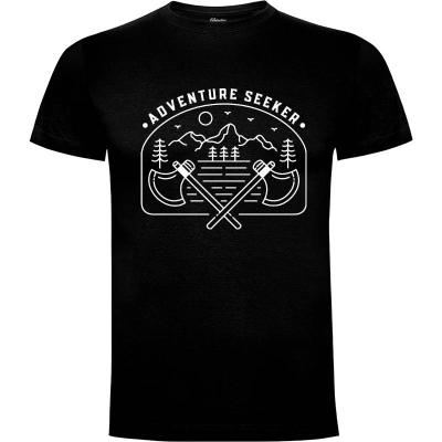 Camiseta Buscador de aventuras - Camisetas Vektorkita